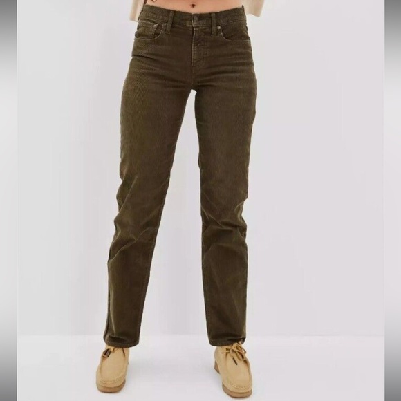 American Eagle Women’s 90s Stretch Straight Corduroy Pants Size 4 NWT - Picture 4 of 5